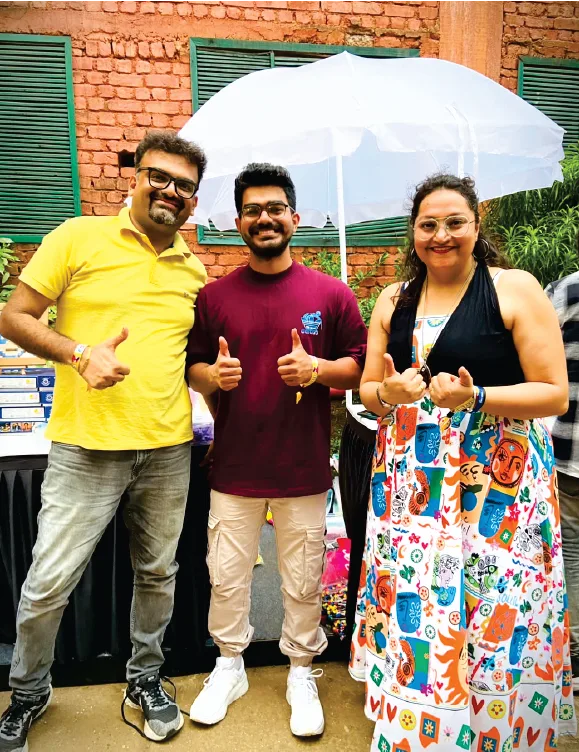 With the founders of Craftamossaix